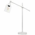 All The Rages Lalia Home Vertically Adjustable Desk Lamp, White LHD-2001-WH